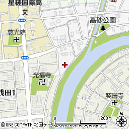 静岡県浜松市中央区浅田町1650周辺の地図