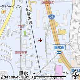 三重県津市垂水645周辺の地図