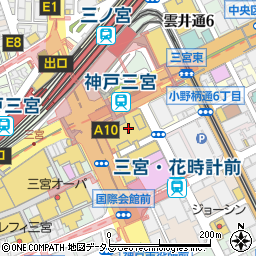 みずほ銀行神戸阪急 ＡＴＭ周辺の地図
