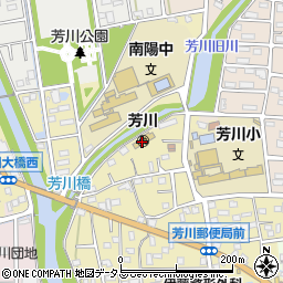 静岡県浜松市中央区芳川町190周辺の地図