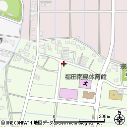 静岡県磐田市南島382周辺の地図