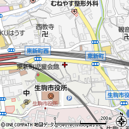 西川愛犬病院周辺の地図