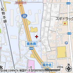三重県津市垂水579-2周辺の地図