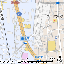 三重県津市垂水578周辺の地図