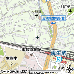 奈良県生駒市辻町771-13周辺の地図