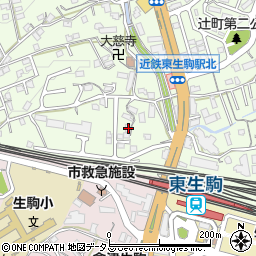 奈良県生駒市辻町771-11周辺の地図