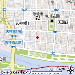 大阪府大阪市北区天満4丁目4-6周辺の地図