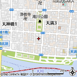 大阪府大阪市北区天満4丁目6周辺の地図