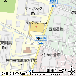 にぎり長次郎 イオンタウン東大阪店周辺の地図