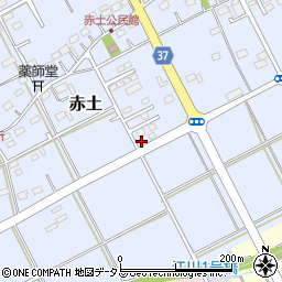 静岡県菊川市赤土567-7周辺の地図