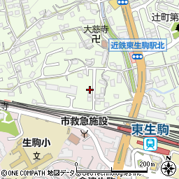 奈良県生駒市辻町771-6周辺の地図