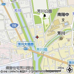 静岡県浜松市中央区芳川町53周辺の地図