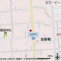 静岡県浜松市中央区金折町403周辺の地図
