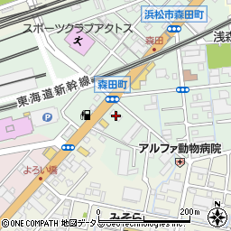 マクドナルド２５７森田町店周辺の地図