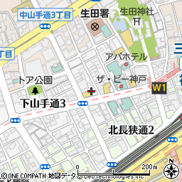 神仙閣 神戸店周辺の地図