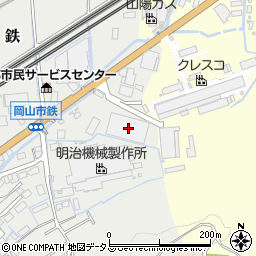 岡山県岡山市東区鉄138周辺の地図