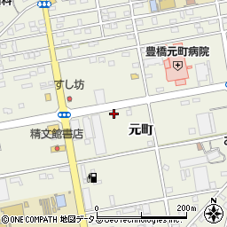 愛知県豊橋市南大清水町元町260周辺の地図