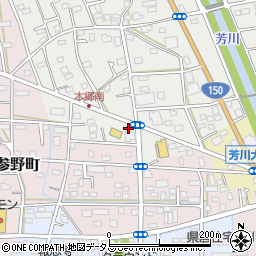 静岡県浜松市中央区本郷町289周辺の地図