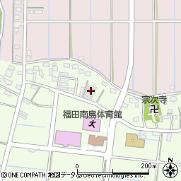 静岡県磐田市南島212周辺の地図