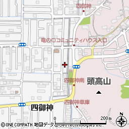 岡山県岡山市中区四御神208-15周辺の地図