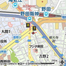プラス・ワン　野田・阪神店周辺の地図