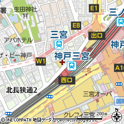 鉄板串焼Dining 串ばる 本店周辺の地図