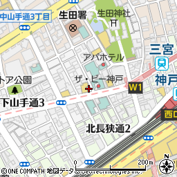 コインパーク生田新道駐車場周辺の地図