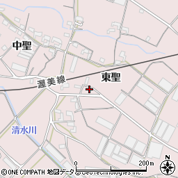 愛知県豊橋市老津町東聖213周辺の地図