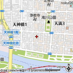 大阪府大阪市北区天満4丁目4-14周辺の地図
