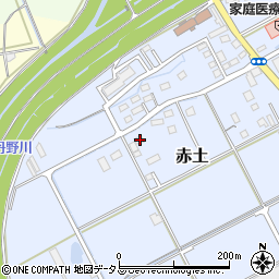 静岡県菊川市赤土1457-3周辺の地図