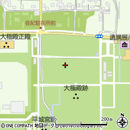 奈良西の京斑鳩自転車道線周辺の地図