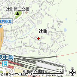 奈良県生駒市辻町723-30周辺の地図