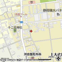 静岡県磐田市上大之郷412周辺の地図