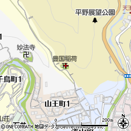 兵庫県神戸市兵庫区平野町獺谷周辺の地図