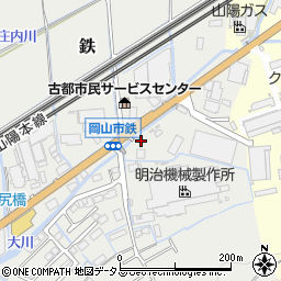 岡山県岡山市東区鉄146周辺の地図