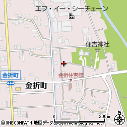 静岡県浜松市中央区金折町1000周辺の地図