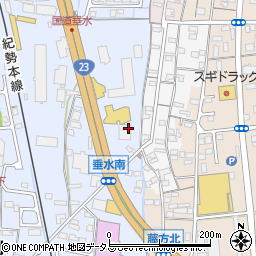 三重県津市垂水574-3周辺の地図