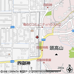 岡山県岡山市中区四御神208-16周辺の地図