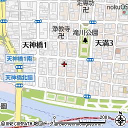 大阪府大阪市北区天満4丁目4-13周辺の地図