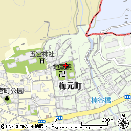 兵庫県神戸市兵庫区梅元町周辺の地図