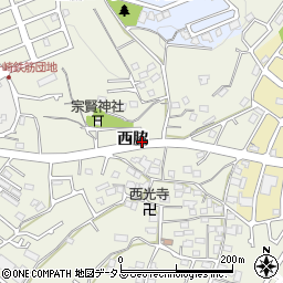 兵庫県明石市大久保町西脇周辺の地図
