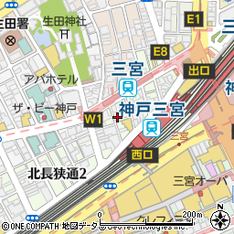 焼肉居酒屋 新撰組 三宮店周辺の地図