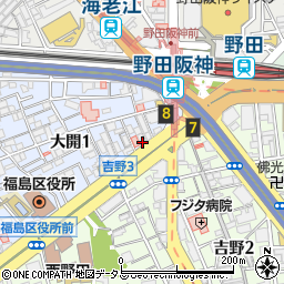 中華そばふじい 野田阪神店周辺の地図