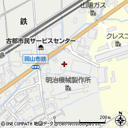 岡山県岡山市東区鉄141周辺の地図