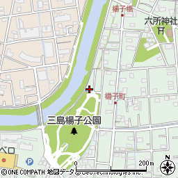 静岡県浜松市中央区楊子町582周辺の地図