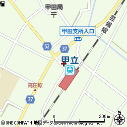 山崎お好み焼店周辺の地図