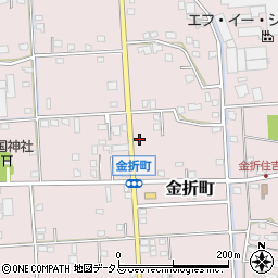 静岡県浜松市中央区金折町652周辺の地図