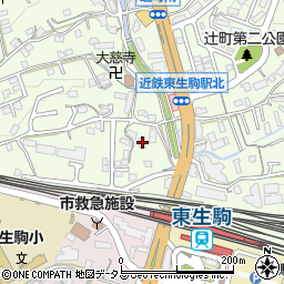 奈良県生駒市辻町786周辺の地図