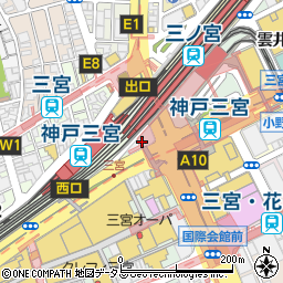 レジーナクリニック神戸三宮院周辺の地図
