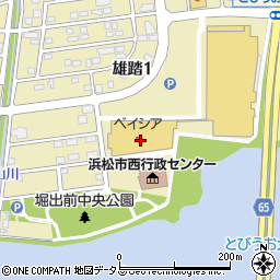 １００円ショップセリア　ベイシア浜松雄踏店周辺の地図